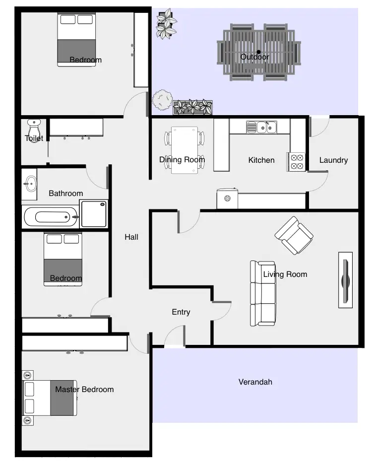 Floorplan of Homely house listing, 776 Karadoc Avenue, Irymple VIC 3498