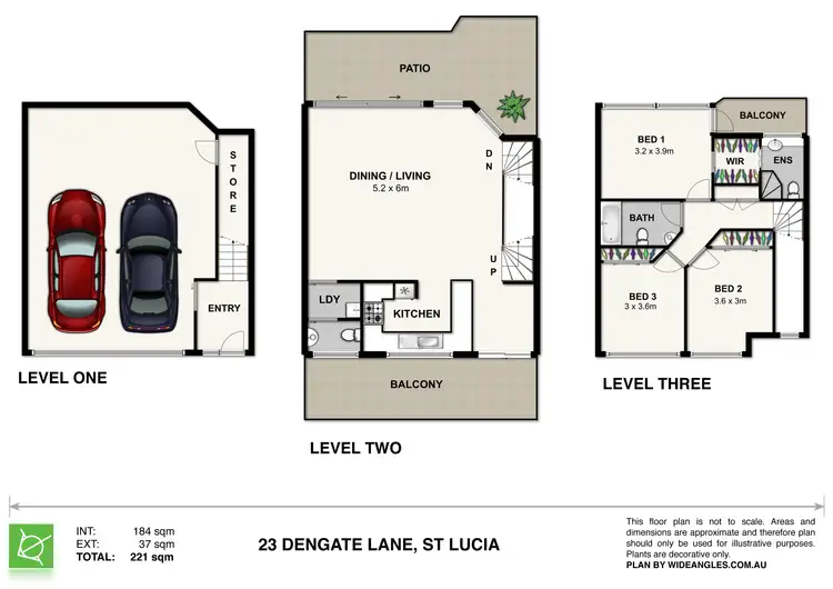 Floorplan of Homely house listing, 23 Dengate Lane, St Lucia QLD 4067