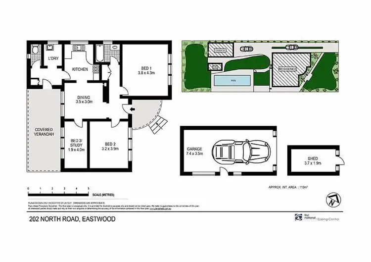 Floorplan of Homely house listing, 202 North Road, Eastwood NSW 2122
