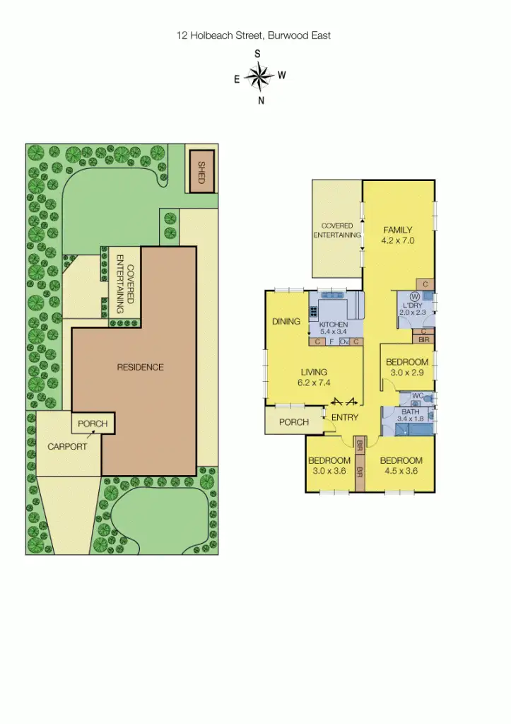 Floorplan of Homely house listing, 12 Holbeach Street, Burwood East VIC 3151