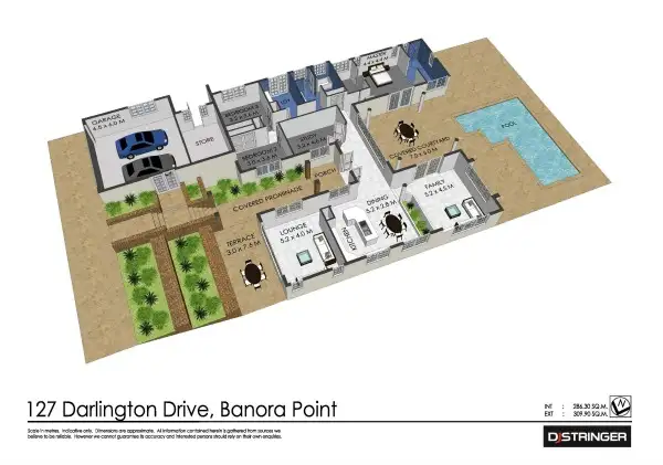 Floorplan of Homely house listing, 127 Darlington Drive, Banora Point NSW 2486