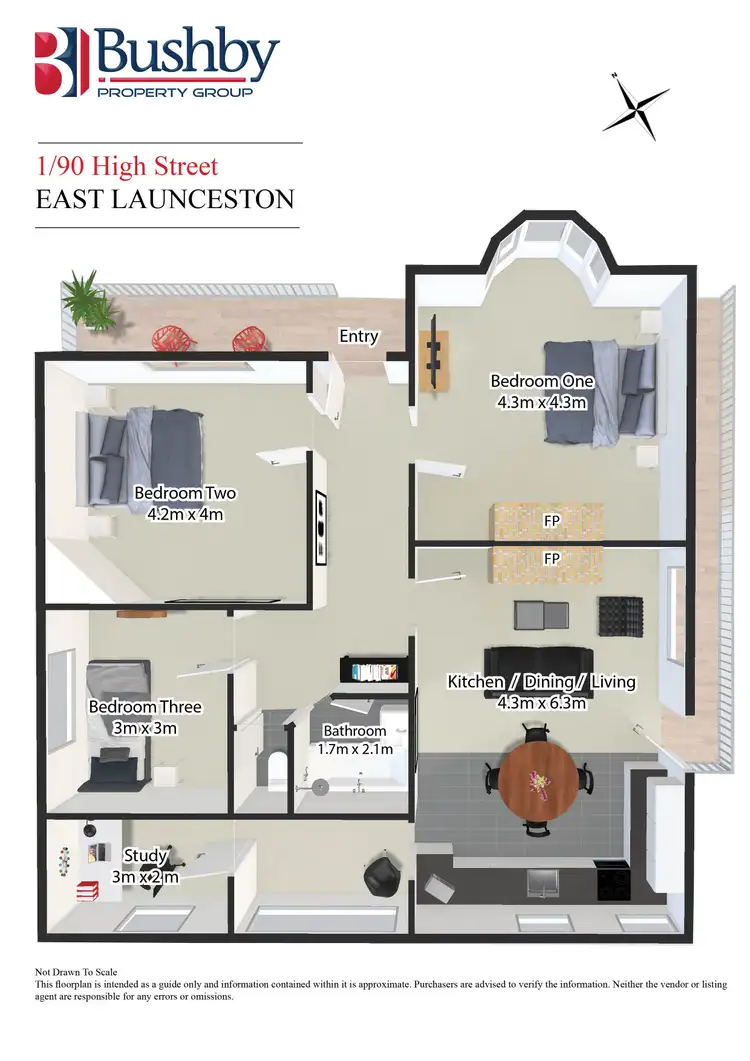 Floorplan of Homely unit listing, 90 High Street, East Launceston TAS 7250