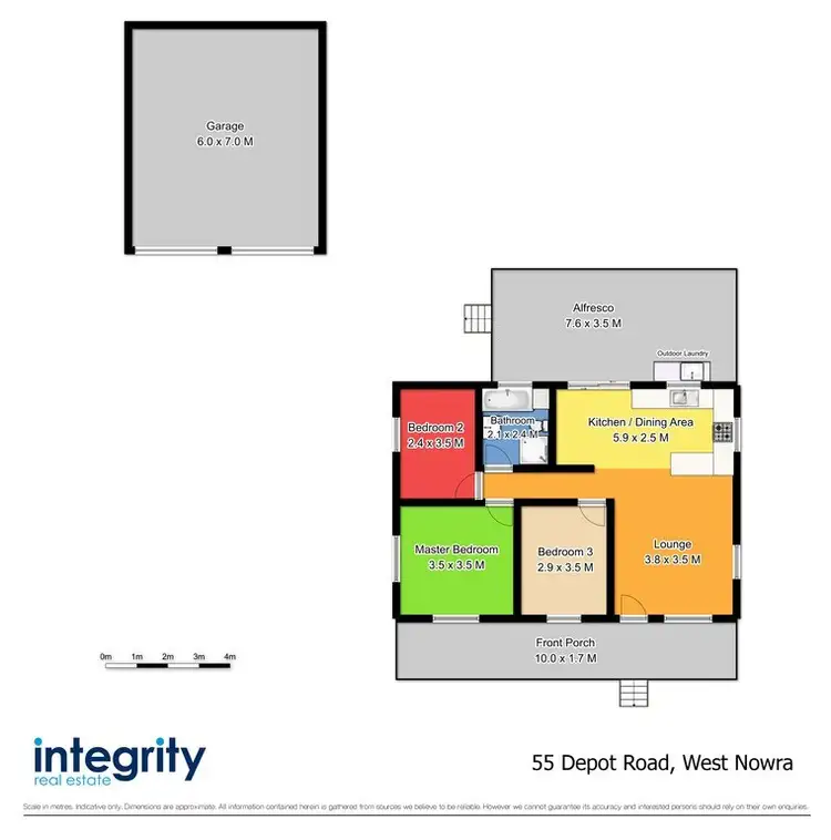 Floorplan of Homely house listing, 55 Depot Road, West Nowra NSW 2541