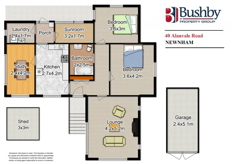 Floorplan of Homely house listing, 40 Alanvale Road, Newnham TAS 7248
