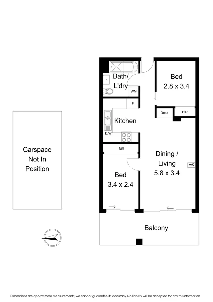 Floorplan of Homely apartment listing, 205/100 Plenty Road, Preston VIC 3072