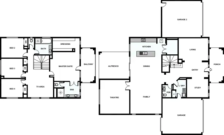 Floorplan of Homely house listing, 28 Kororoit Approach, Caroline Springs VIC 3023