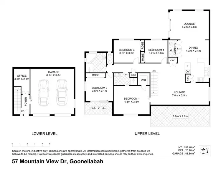 Floorplan of Homely house listing, 57 Mountain View Drive, Goonellabah NSW 2480