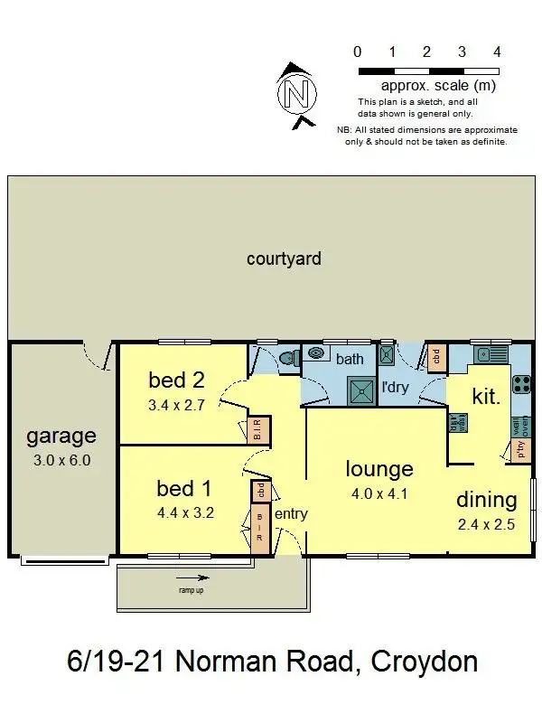 Floorplan of Homely unit listing, 6/19-21 Norman Road, Croydon VIC 3136