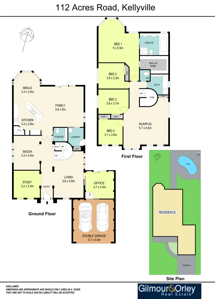 Floorplan of Homely house listing, 112 Acres Road, Kellyville NSW 2155