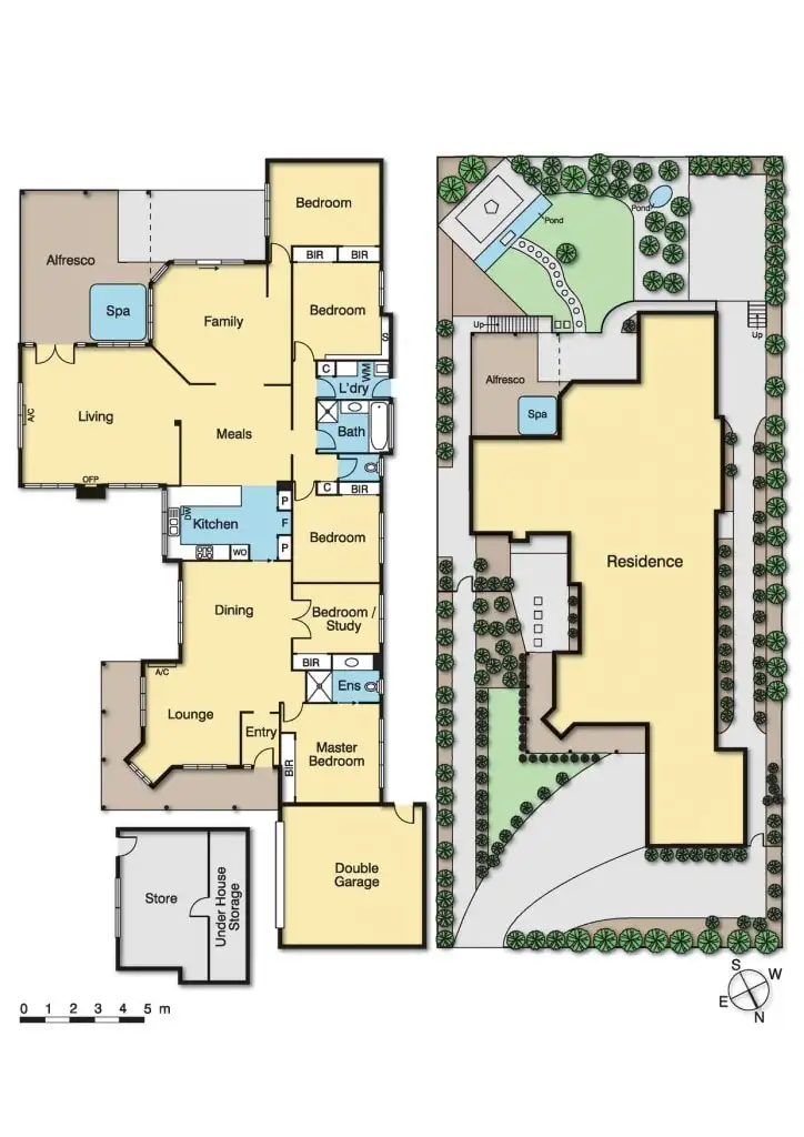 Floorplan of Homely house listing, 5 Harrap Court, Diamond Creek VIC 3089