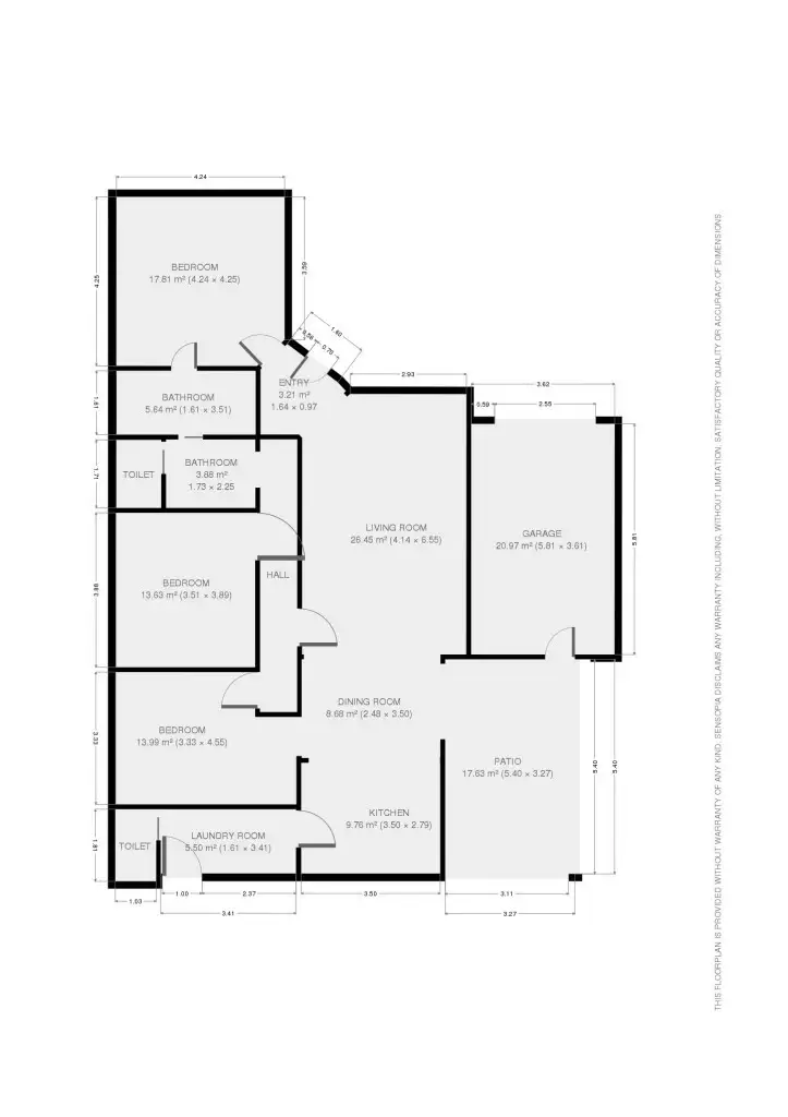 Floorplan of Homely unit listing, 1/118 Phillip Street, Orange NSW 2800