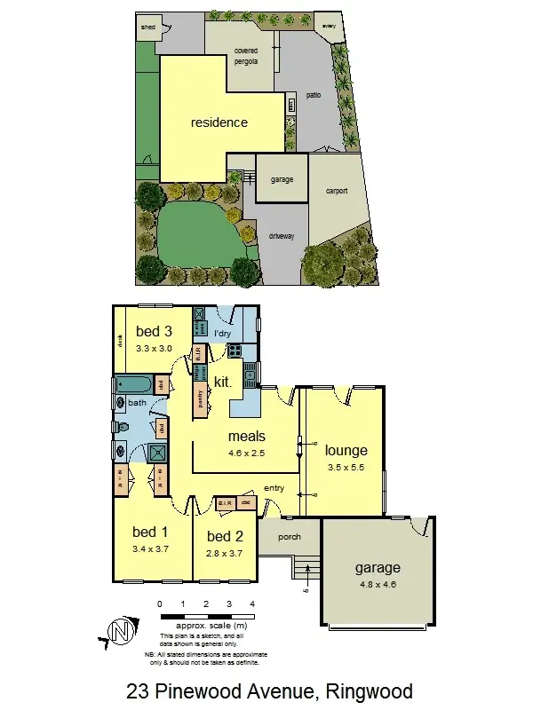 Floorplan of Homely house listing, 23 Pinewood Avenue, Ringwood East VIC 3135