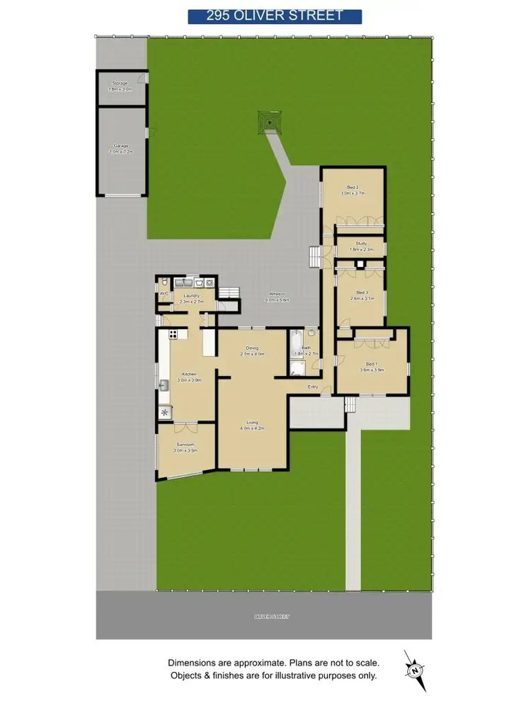 Floorplan of Homely house listing, 295 Oliver Street, Grafton NSW 2460