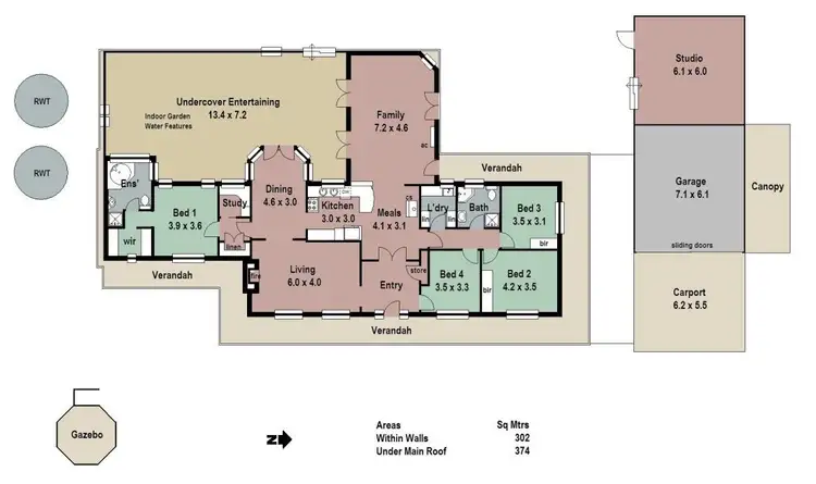 Floorplan of Homely house listing, 14 Shakes Road, Nairne SA 5252