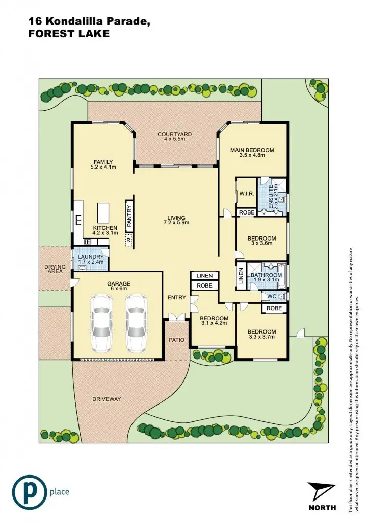 Floorplan of Homely house listing, 16 Kondalilla Parade, Forest Lake QLD 4078