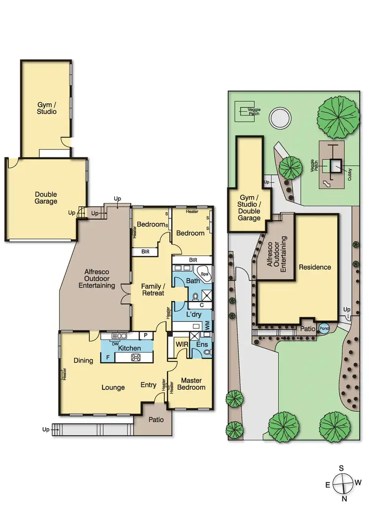 Floorplan of Homely house listing, 12 Baranbali Grove, Greensborough VIC 3088