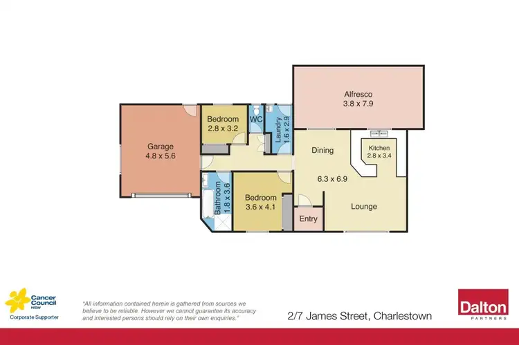 Floorplan of Homely house listing, 2/7 James Street, Charlestown NSW 2290
