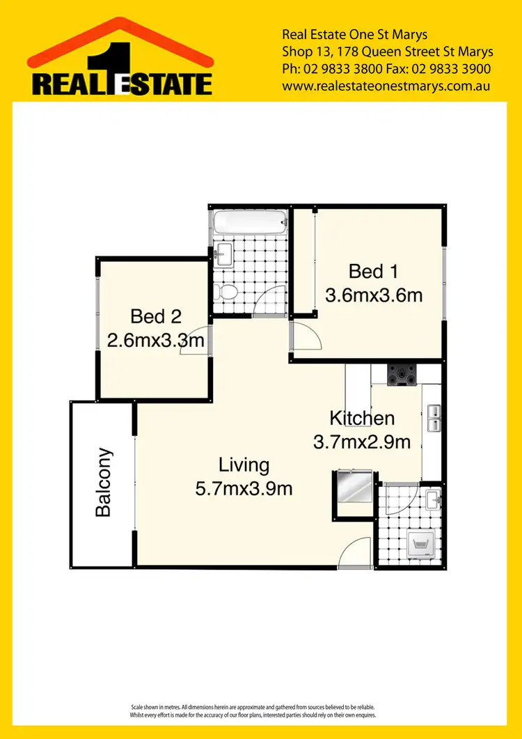 Floorplan of Homely unit listing, 26/40-42 Victoria Street, Werrington NSW 2747