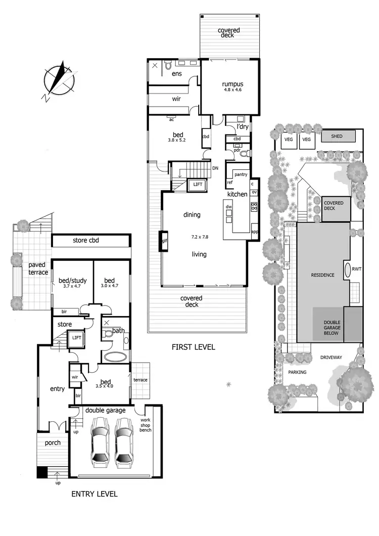 Floorplan of Homely house listing, 61 Clarendon Street, Dromana VIC 3936