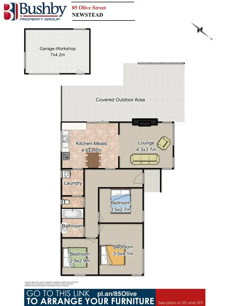 Floorplan of Homely house listing, 85 Olive Street, Newstead TAS 7250