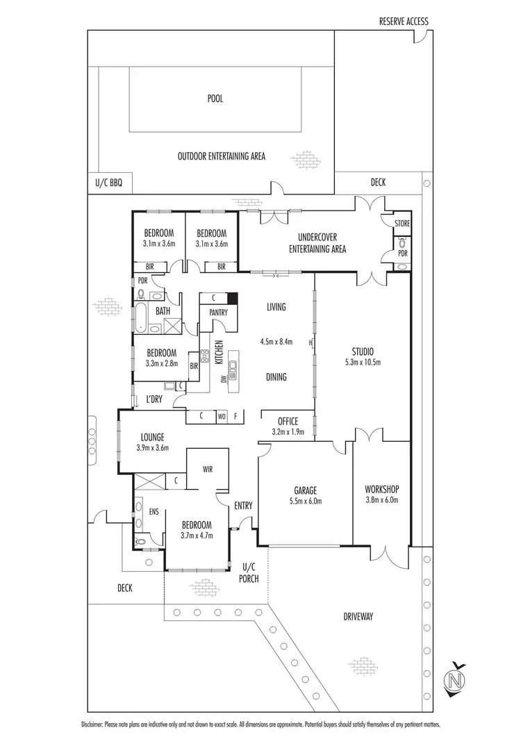 Floorplan of Homely house listing, 25 Maldon Drive, Eynesbury VIC 3338