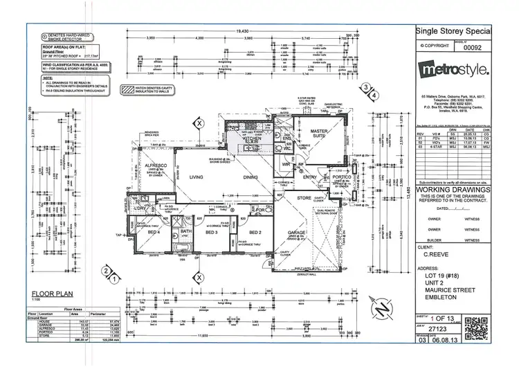 Floorplan of Homely house listing, A/18 Maurice Street, Embleton WA 6062