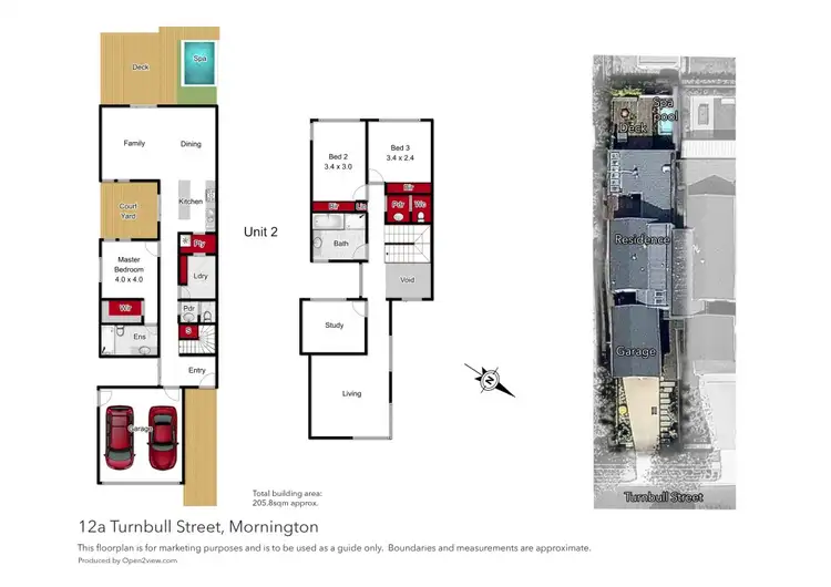 Floorplan of Homely house listing, 12A Turnbull Street, Mornington VIC 3931