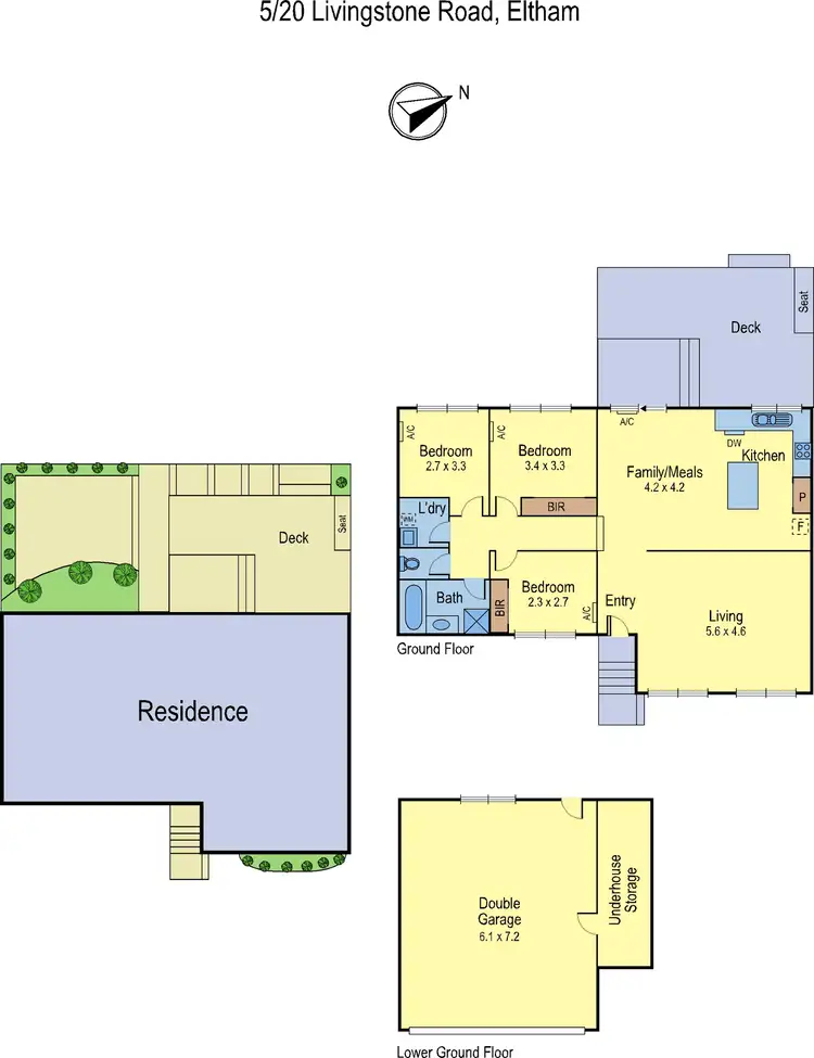 Floorplan of Homely unit listing, 5/20 Livingstone Road, Eltham VIC 3095