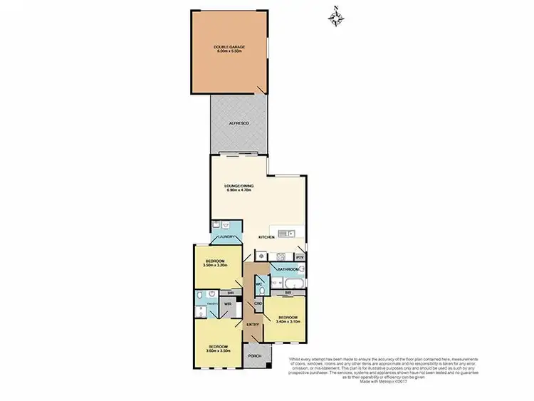Floorplan of Homely house listing, 124 Sabel Drive, Cranbourne North VIC 3977