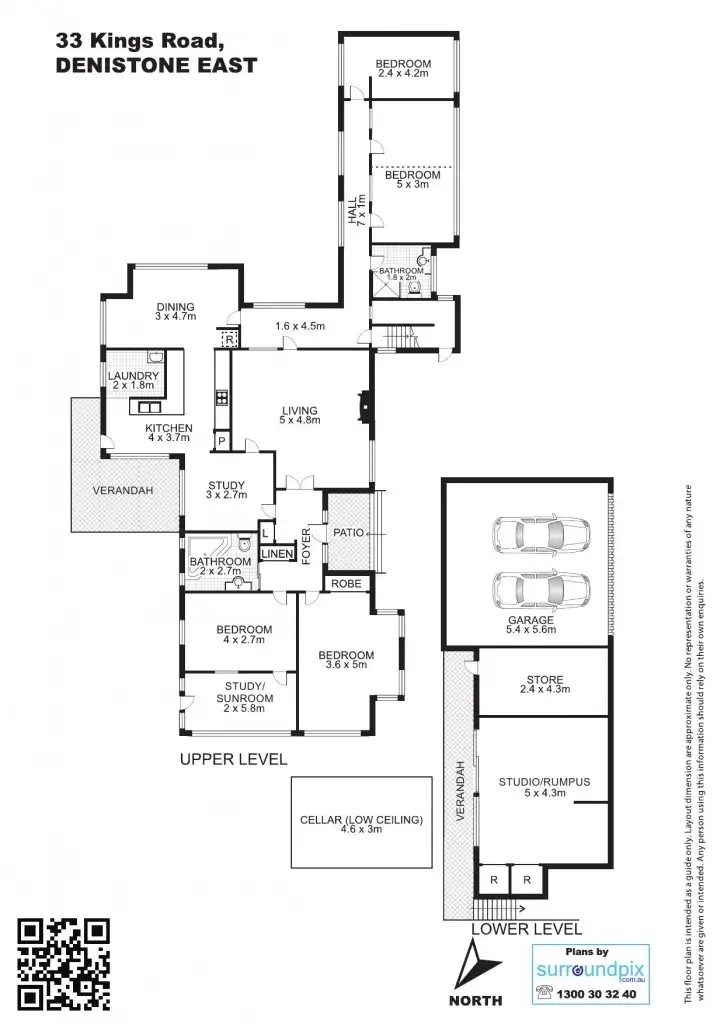 Floorplan of Homely house listing, 33 Kings Rd, Denistone East NSW 2112