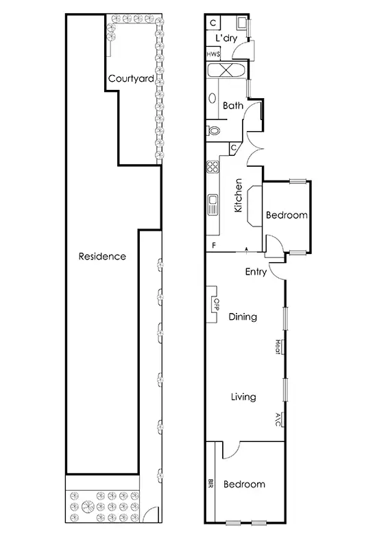 Floorplan of Homely house listing, 7 Moore Street, Richmond VIC 3121