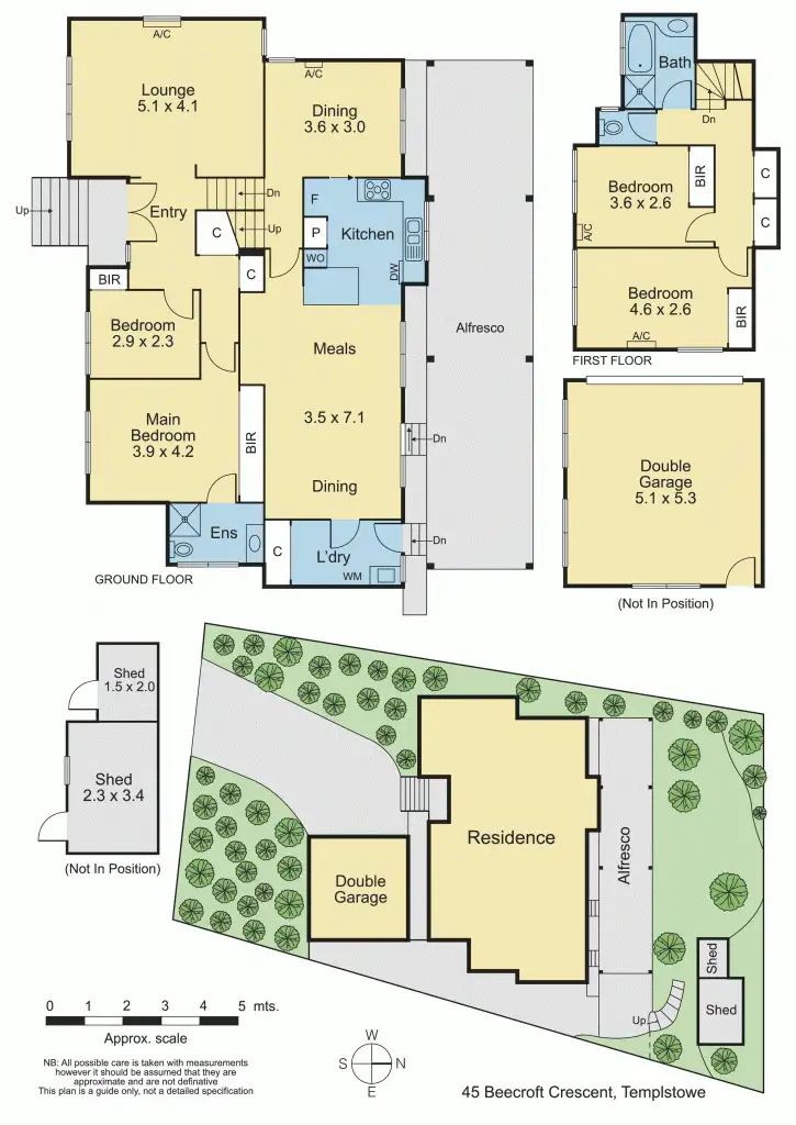 Floorplan of Homely house listing, 45 Beecroft Crescent, Templestowe VIC 3106