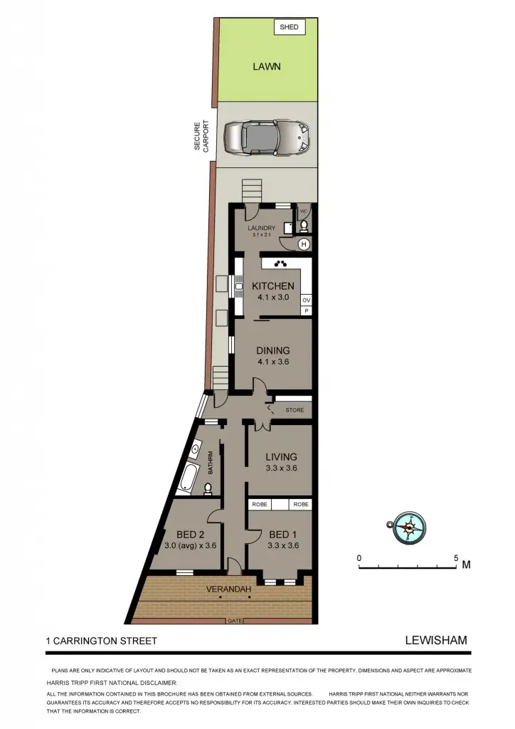 Floorplan of Homely house listing, 1 Carrington Street, Lewisham NSW 2049
