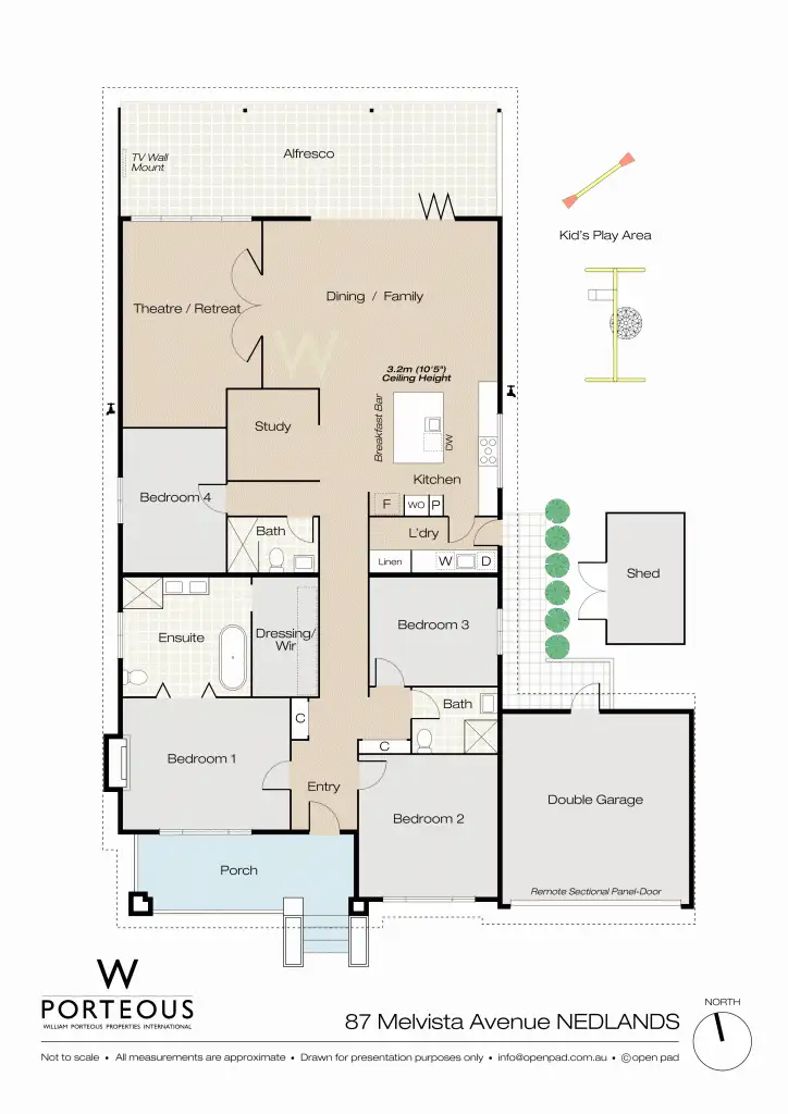 Floorplan of Homely house listing, 87 Melvista Avenue, Nedlands WA 6009