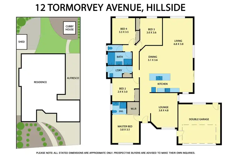 Floorplan of Homely house listing, 12 Tormorvey Avenue, Hillside VIC 3037