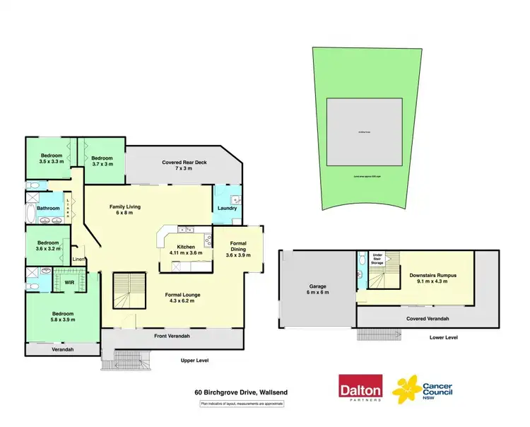 Floorplan of Homely house listing, 60 Birchgrove Drive, Wallsend NSW 2287