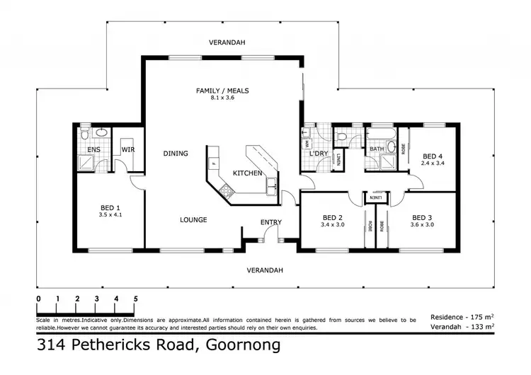 Floorplan of Homely house listing, 314 Pethericks Road, Goornong VIC 3557
