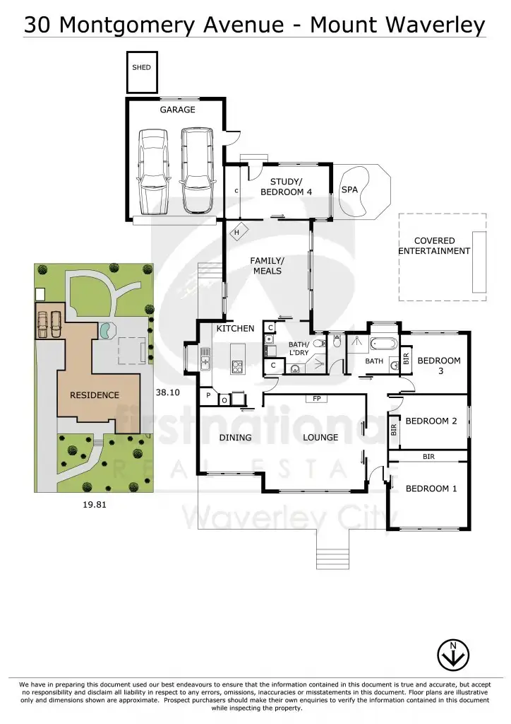 Floorplan of Homely house listing, 30 Montgomery Avenue, Mount Waverley VIC 3149