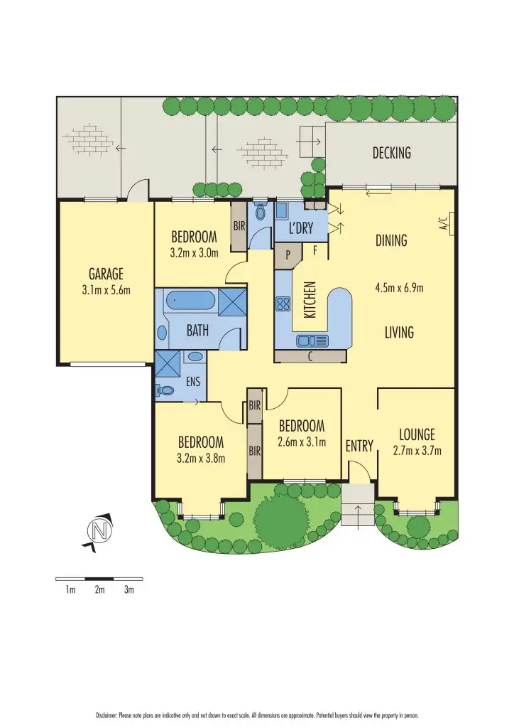 Floorplan of Homely unit listing, 2/6 Hope Avenue, Donvale VIC 3111