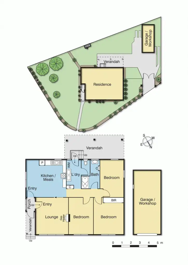 Floorplan of Homely house listing, 89 Southern Road, Heidelberg Heights VIC 3081