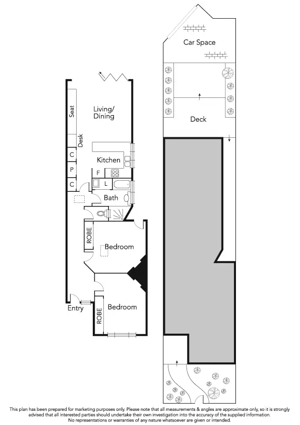 Floorplan of Homely house listing, 243 Bridport Street West, Albert Park VIC 3206