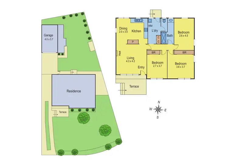 Floorplan of Homely house listing, 6 Hitchcock Street, Breakwater VIC 3219