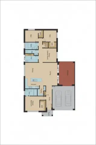 Floorplan of Homely house listing, LOT 323, 10 Albion Street, Mickleham VIC 3064