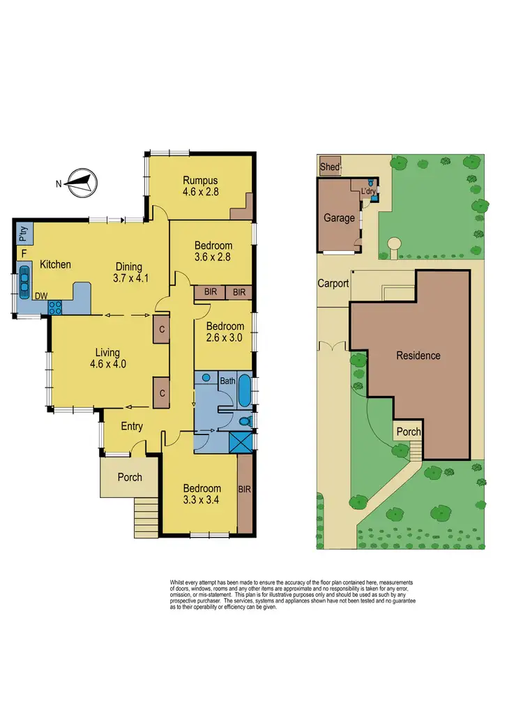 Floorplan of Homely house listing, 38 Trafalgar Crescent, Bundoora VIC 3083