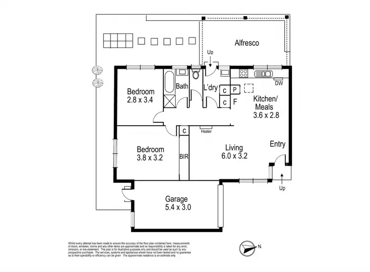 Floorplan of Homely unit listing, 14/9 Seaver Grove, Reservoir VIC 3073