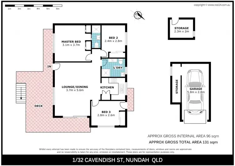 Floorplan of Homely apartment listing, 1/32 Cavendish Street, Nundah QLD 4012