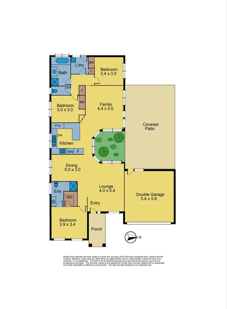 Floorplan of Homely house listing, 15 St James Court, Watsonia VIC 3087