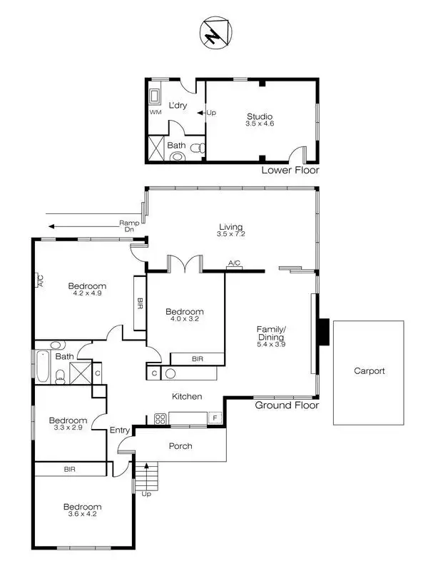 Floorplan of Homely house listing, 78 Magpie Street, Ballarat VIC 3350