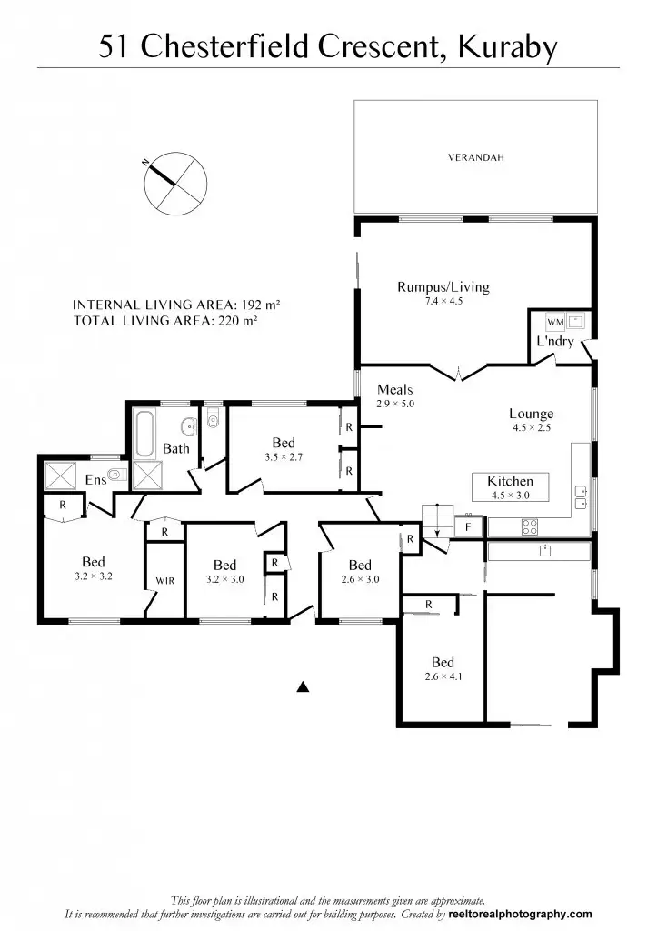 Floorplan of Homely house listing, 51 Chesterfield Crescent, Kuraby QLD 4112
