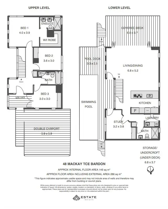 Floorplan of Homely house listing, 48 Mackay Terrace, Bardon QLD 4065
